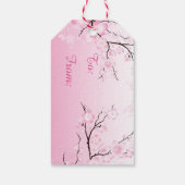 Cherry Blossom Cadeaulabel (Achterkant)