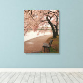 Cherry Blossom Canvas Afdruk (Insitu (Houten vloer))