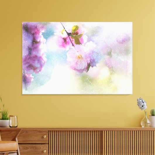 Cherry Blossom Canvas Afdruk (Insitu (Woonkamer))