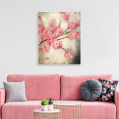 Cherry Blossom Canvas Afdruk (Insitu (Woonkamer))