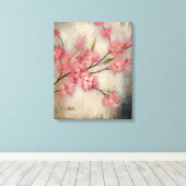 Cherry Blossom Canvas Afdruk (Insitu (Houten vloer))