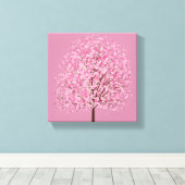 Cherry Blossom Canvas Afdruk (Insitu (Houten vloer))