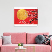 Cherry Blossom Canvas Afdruk (Insitu (Woonkamer))