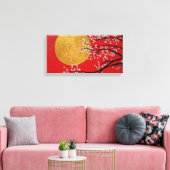 Cherry Blossom Canvas Afdruk (Insitu (Woonkamer))