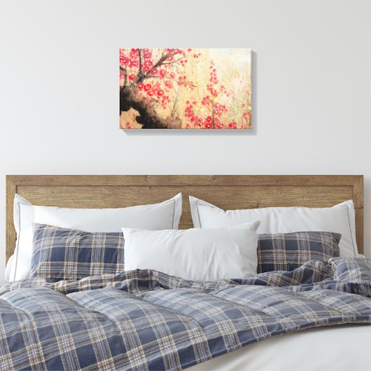 Cherry Blossom Canvas Afdruk (Insitu (Slaapkamer))