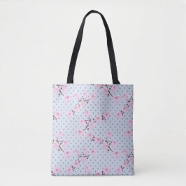 Cherry blossom Canvas tas