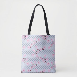Cherry blossom Canvas tas