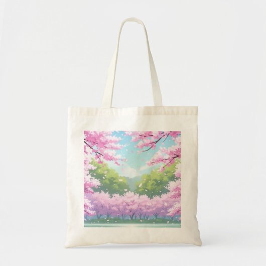 Cherry Blossom Canvas tas (Voorkant)
