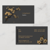 Cherry Blossom Carte de visite (Devant / Derrière)