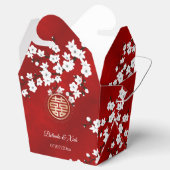 Cherry Blossom Chinese Wedding Bedankdoosjes (Geopend)
