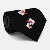 Cherry Blossom Close-up Stropdas (Opgerold)