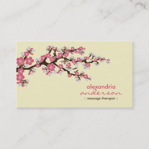 Cherry Blossom Custom Visitekaartjes (roze)