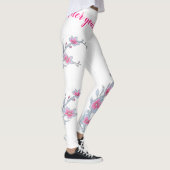 Cherry blossom dames roze broek leggings (Rechts)