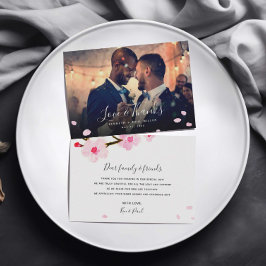 Cherry Blossom dank u fotokaart Bedankkaart