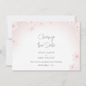 Cherry Blossom  De datumkaart wijzigen Save The Date (Voorkant)