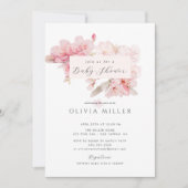 Cherry Blossom Délice Baby shower Invitation (Devant)