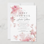 Cherry Blossom Délice Baby shower Invitation (Devant)
