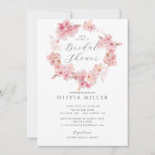 Cherry Blossom Delight Bridal Shower Uitnodiging (Voorkant)