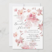 Cherry Blossom Delight Bridal Shower Uitnodigingen (Voorkant)