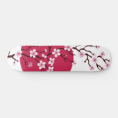 Cherry Blossom Design Skateboard Deck (Horizontaal)