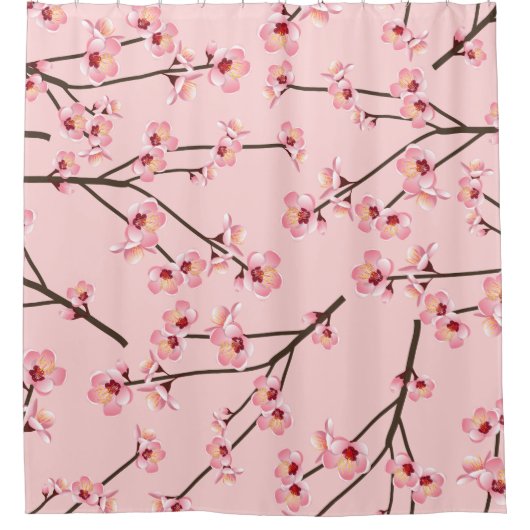 Cherry Blossom Douchegordijn (Voorkant)