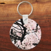 Cherry Blossom Edited Sleutelhanger (Voorkant)