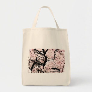 Cherry Blossom Edited Tote Bag