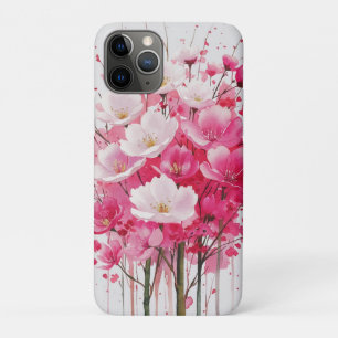 Cherry Blossom Elegance - Waterverf Floral Design iPhone 11 Pro Hoesje