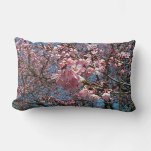 Cherry Blossom en Bee Pink Spring Flowers Kussen