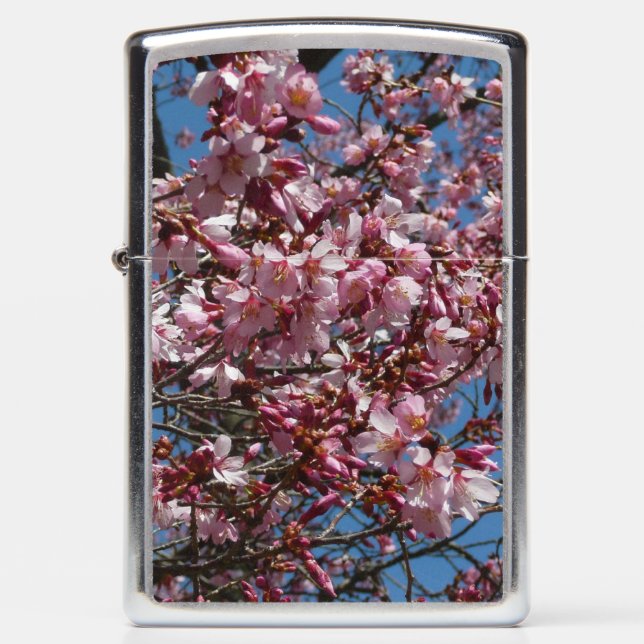 Cherry Blossom en Blue Sky Spring Floral (Voorkant)