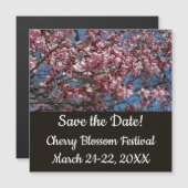 Cherry Blossom en Blue Sky Spring Floral (Voorkant / Achterkant)