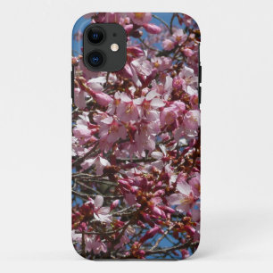 Cherry Blossom en Blue Sky Spring Floral iPhone 11 Hoesje