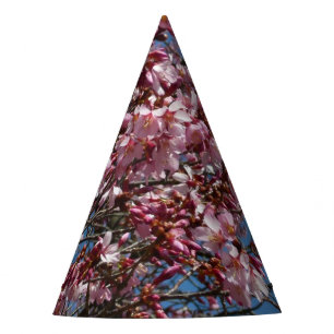 Cherry Blossom en Blue Sky Spring Floral Feesthoedjes