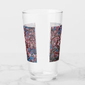 Cherry Blossom en Blue Sky Spring Floral Glas (Rechts)