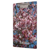 Cherry Blossom en Blue Sky Spring Floral Klembord (Links)
