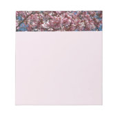 Cherry Blossom en Blue Sky Spring Floral Notitieblok (Voorkant)