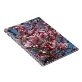 Cherry Blossom en Blue Sky Spring Floral Notitieboek (Rechterzijde)