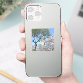Cherry Blossom en het Washington Monument in DC Sticker (Telefoon)