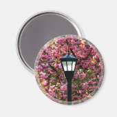 Cherry Blossom en Lamp Magnet Favor Magneet (Voorkant / Achterkant)