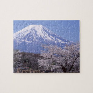 Cherry Blossom en Mt. Fuji Legpuzzel