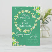 Cherry Blossom Engagement Party Invitation (Debout devant)