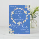 Cherry Blossom Engagement Party Invitation (Debout devant)