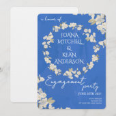 Cherry Blossom Engagement Party Invitation (Devant / Derrière)