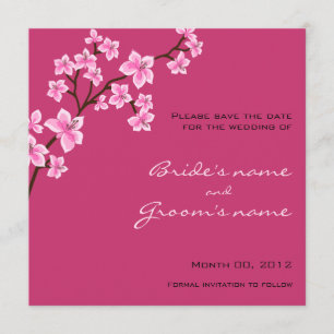 Cherry Blossom Enregistrer les cartes Date