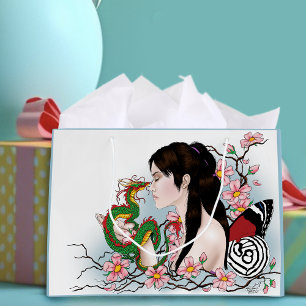 Cherry Blossom Fairy Dragon Vriendschap Groot Cadeauzakje