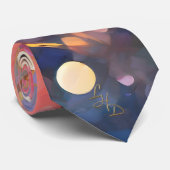 Cherry Blossom Fantasy Art Stropdas (Opgerold)