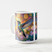 Cherry Blossom Fantasy kolibrie Koffiemok (Voorkant links)