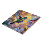 Cherry Blossom Fantasy kolibrie Tegeltje (Zijkant)