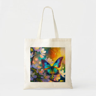 Cherry Blossom Fantasy Sunrise Vlinder Tote Bag