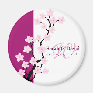 Cherry Blossom Favor Magnet Magneet